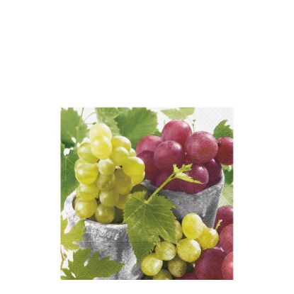 Picture of NAPKIN 33X33 FRUITY GRAP-21478