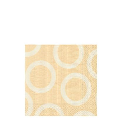 Picture of NAPKIN 33X33 CIRCLE CREA-28206