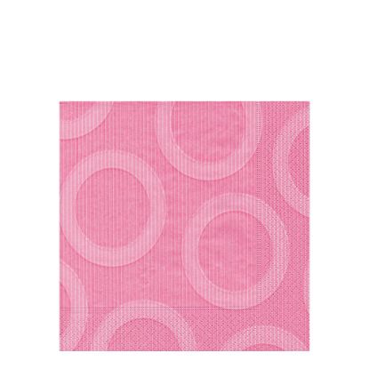 Picture of NAPKIN 40X40 CIRCLE ROSE-38204