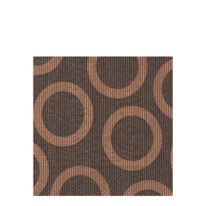 Picture of NAPKIN 40X40 CIRCLE BRO -38214