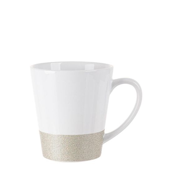 Picture of MUG 12oz LATTE (GLITTER) SILVER bottom