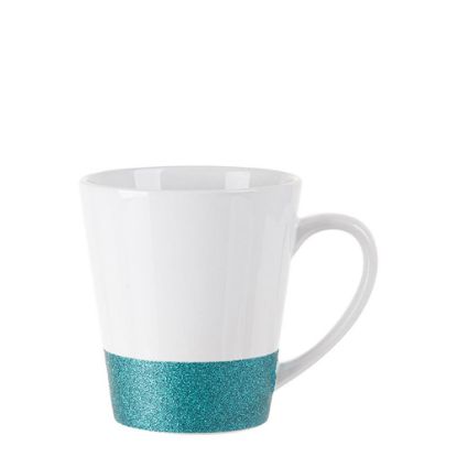 Picture of MUG 12oz LATTE (GLITTER) BLUE bottom