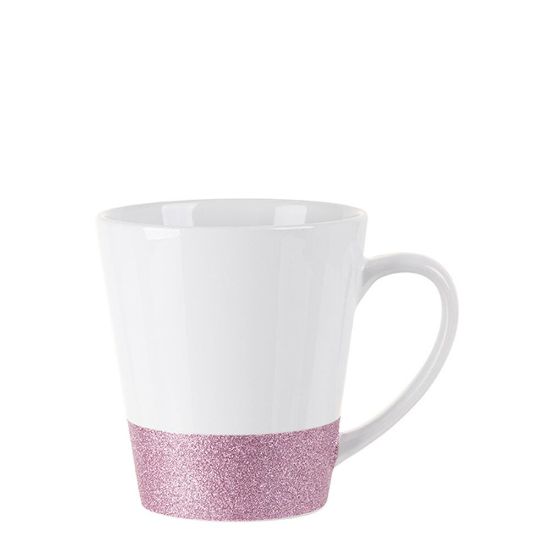 Picture of MUG 12oz LATTE (GLITTER) PINK bottom