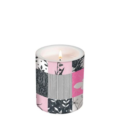 Picture of CANDLE 10.5X12-CHECKERED-98115