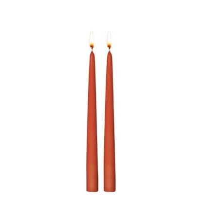 Picture of CANDLE TWIN 24CM-SIENA  -98609