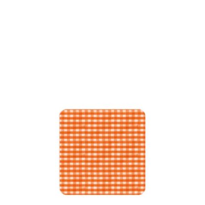 Picture of COASTER- VICHY ORANGE   -02300