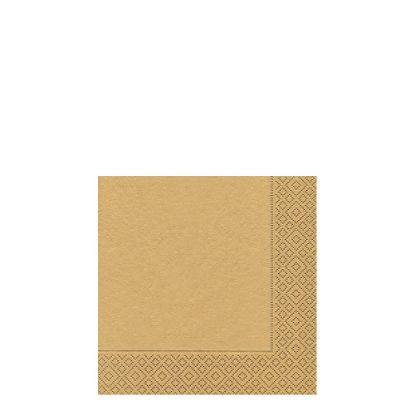 Picture of NAPKIN 25X25 UNI GOLD   -10085