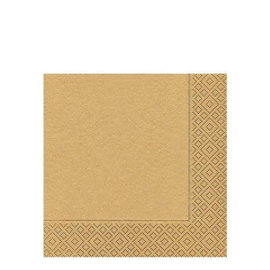 Picture of NAPKIN 40X40 UNI GOLD   -30009