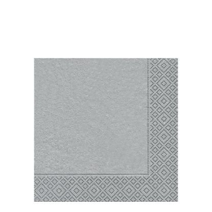 Picture of NAPKIN 40X40 UNI SILVER -30010