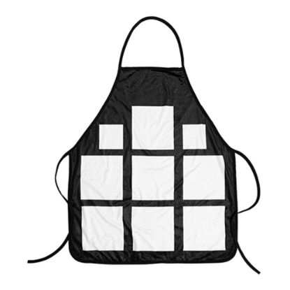 Picture of APRON - ADULTS (65x72) BLACK Polyester 9 panels