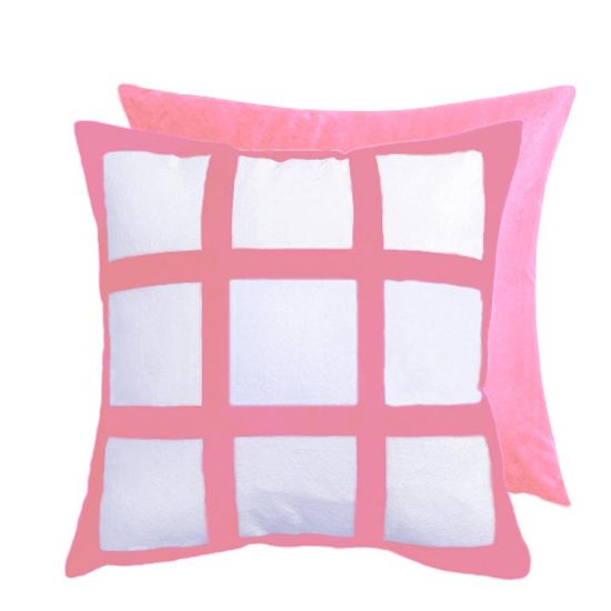 Εικόνα της Pillow Cover 40x40  (9 Panels) Pink Polyester
