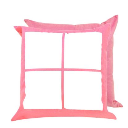 Picture of Pillow Cover 40x40  (4 Panels) Pink Polyester