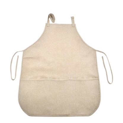 Picture of APRON - ADULTS (64x70) 3 pockets BURLAP