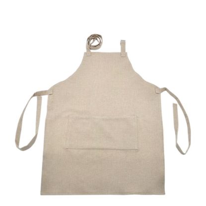 Picture of APRON - ADULTS (50x70) 1 pocket BURLAP