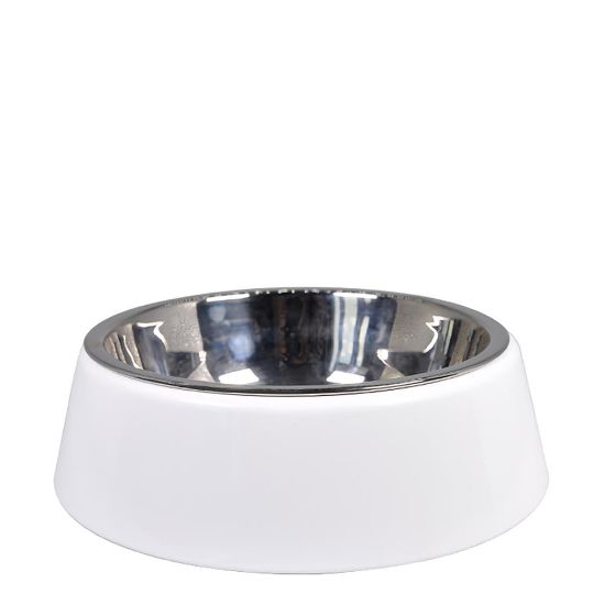 Picture of Pet Bowl (Plastic with stainless steel) 5.8H.x18.2D. cm