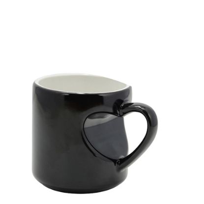 Picture of MUG CHANGING COLOR 11oz. (HEART) BLACK gloss