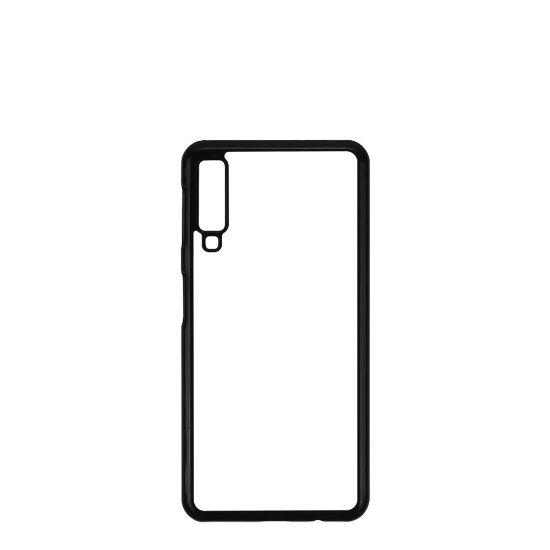 Picture of GALAXY case (A7 2018) TPU BLACK with Alum. Insert 