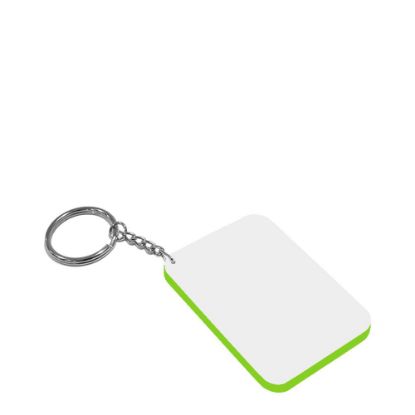 Picture of Key-ring 48x68mm (Plastic 2-sided) GREEN LIGHT edge