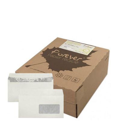 Picture of Recycle Envelopes 100% (110x220mm) 80gr.Window