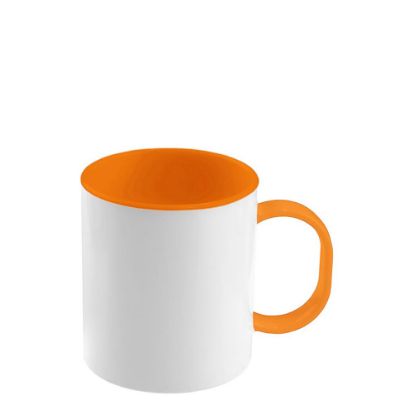 Picture of Plastic Mug 11oz. (Inner+Handle) ORANGE