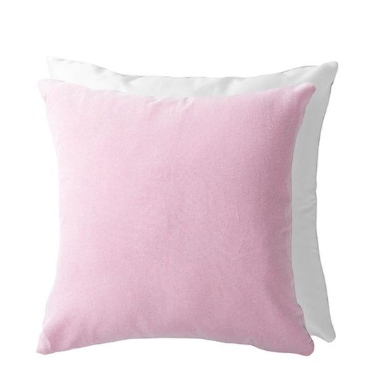 Picture of Pillow Cover 40x40 (PINK Light back) Cotton oxford & super soft Satin