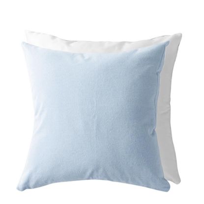 Εικόνα της Pillow Cover 40x40 (BLUE Light back) Cotton oxford & super soft Satin