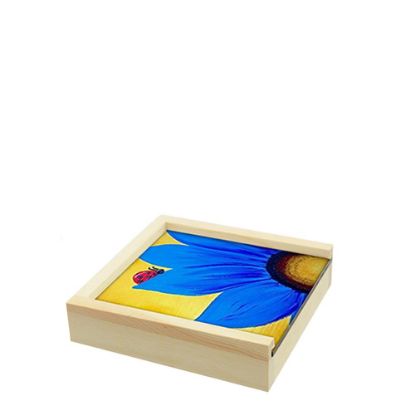 Picture of WOODEN BOX - 11x11x3.5cm