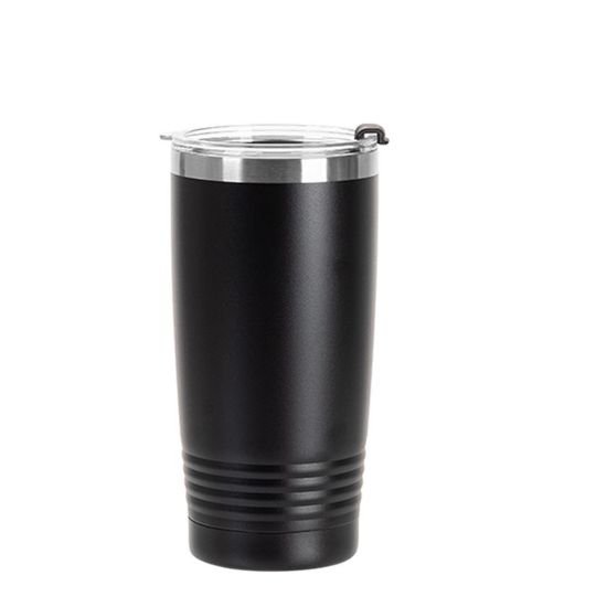 Picture of Tumbler 20oz (Black) Powder Coated Matt