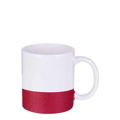 Picture of MUG 11oz (GLITTER) RED bottom