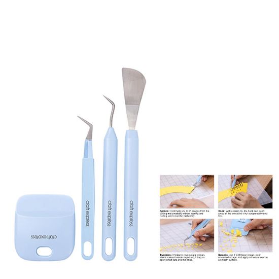 Picture of Vinyl Tool KIT (Tweezer, Scraper, Spatula, Hook Weeder)