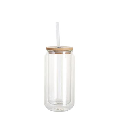 Picture of Skinny Glass Tumbler 10oz (Double wall) CLEAR