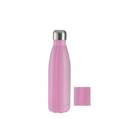 Picture of Bowling Bottle 500ml (Crackle) Pink