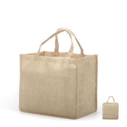 Picture of Shopping Bag (Burlap) 43x34x19cm side gusset