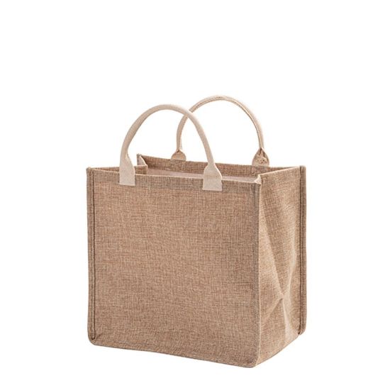 Picture of Shopping Bag (Linen Brown) 45x34x20cm side gusset