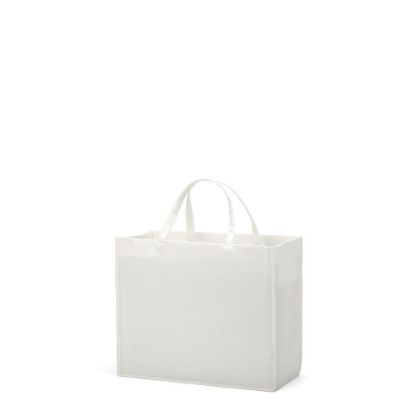 Picture of Shopping Bag (Linen White) 25x25x10cm side gusset