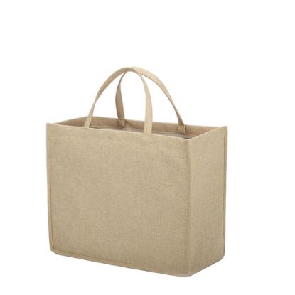 Picture of Shopping Bag (Linen Nature) 43x34x19cm side gusset