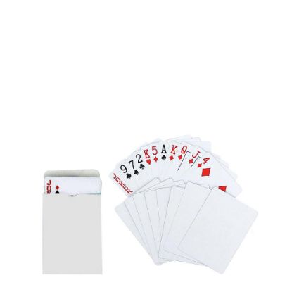 Εικόνα της Playing Cards 62.5x87.5mm (54 Paper cards/printed 1side) with printable pack