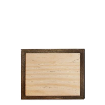 Picture of Photo Frame (20x25 cm) Plywood with Walnut Brown Frame