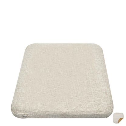 Picture of Seat Pillow Cover 40x40cm (Linen with Brown back) 4mm thick