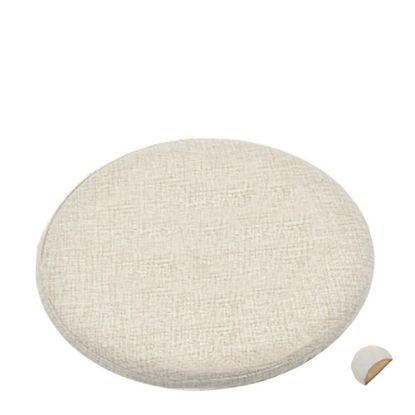Picture of Seat Pillow Cover diam.40cm (Linen with Brown back) 4mm thick