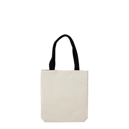 Picture of Shopping Bag 34x38cm (LINEN) Black cloth inside + Pocket & Zipper