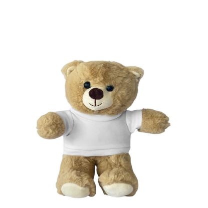 Picture of Teddy Bear (Brown Light) 25cm with T-Shirt